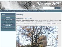 Tablet Screenshot of kartografiehp.cz
